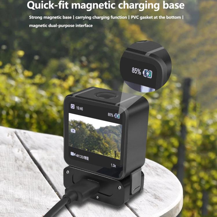 For DJI Osmo Action 2 Camera Magnetic Charging Base with 1/4 Inch & Arri Hole, Spec: Set C - free shipping - PMC TechLife - Order now!