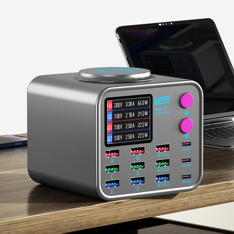 MaAnt DianBa No.2 USB Multi-port Mobile Phone Repair Desktop Charging Station EU Plug - free shipping - PMC TechLife - Order now!