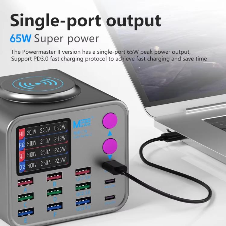 MaAnt DianBa No.2 USB Multi-port Mobile Phone Repair Desktop Charging Station EU Plug - free shipping - PMC TechLife - Order now!