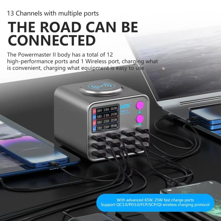 MaAnt DianBa No.2 USB Multi-port Mobile Phone Repair Desktop Charging Station EU Plug - free shipping - PMC TechLife - Order now!