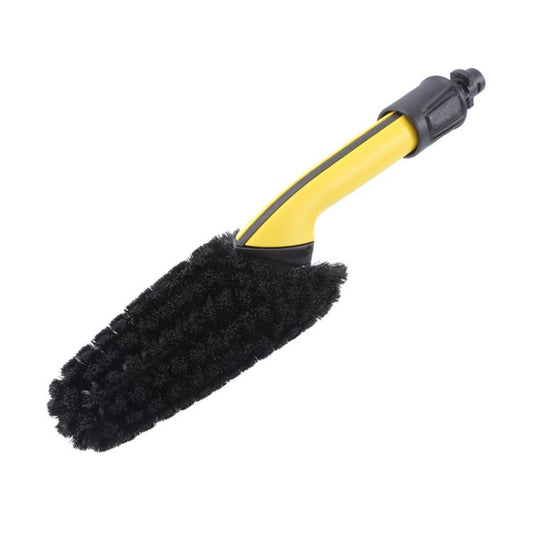 For Karcher K2 / K3 / K4 / K5 / K6 / K7 High Pressure Car Washer Wheel Rim Washing Brush(Yellow) - Car Washer & Accessories by PMC Jewellery | Online Shopping South Africa | PMC Jewellery | Buy Now Pay Later Mobicred