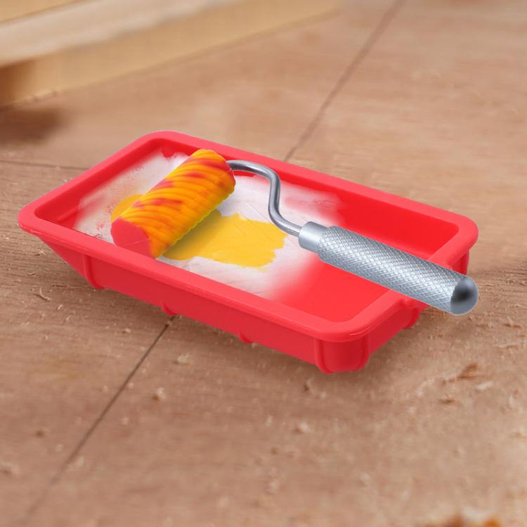 RL-9217 Glue Tray Brush Tool Silicone Case Roller Brush Reusable Paint Tray Woodworking Glue Container - Others by PMc TechLife | Online Shopping South Africa | PMc TechLife | Buy Now Pay Later Mobicred