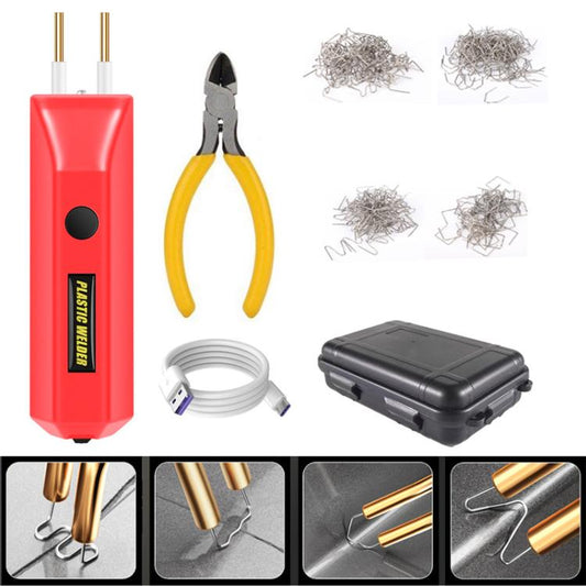 Lithium Plastic Welding Machine Rechargeable Cordless Car Bumper Plastic Repair Welder Parts Repair Tool, Spec: Red Plastic Boxed - Hand Tool Sets by PMC Jewellery | Online Shopping South Africa | PMC Jewellery | Buy Now Pay Later Mobicred