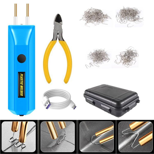 Lithium Plastic Welding Machine Rechargeable Cordless Car Bumper Plastic Repair Welder Parts Repair Tool, Spec: Blue Plastic Boxed - Hand Tool Sets by PMC Jewellery | Online Shopping South Africa | PMC Jewellery | Buy Now Pay Later Mobicred