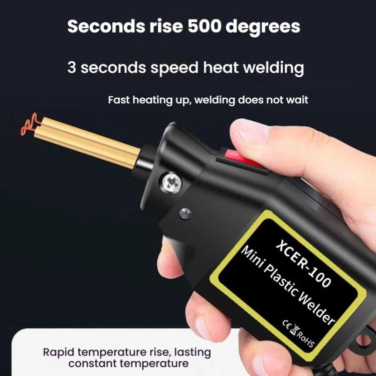 Car Bumper Welding Plastic Welding Tools Welding Wire Patch Nail Hot Stapler Repair Welder, Plug: UK Plug - Hand Tool Sets by PMc TechLife | Online Shopping South Africa | PMc TechLife | Buy Now Pay Later Mobicred