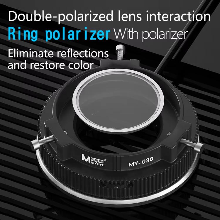 MaAnt MY-038 Cell Phone Repair Microscope Ring Polarized LED Light Source Lamps 96 Beads Anti-Glare Fill Lights - free shipping - PMC TechLife - Order now!