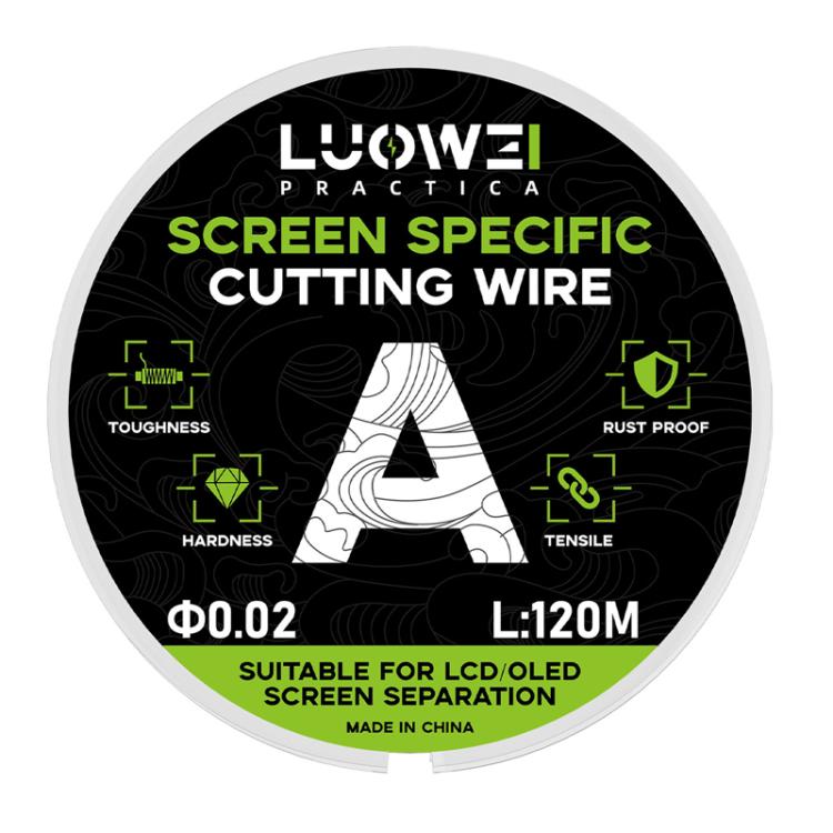 LUOWEI 120M Cell Phone LCD Screen Separation Line High Hardness Cutting Diamond Wire, Spec: A 0.02mm - free shipping - PMC TechLife - Order now!