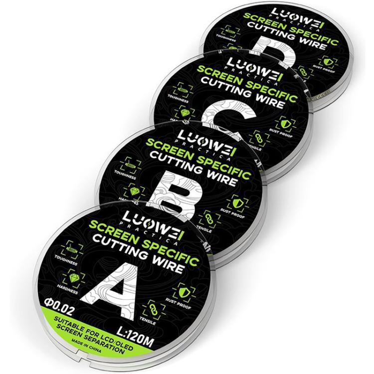 LUOWEI 120M Cell Phone LCD Screen Separation Line High Hardness Cutting Diamond Wire, Spec: A 0.02mm - free shipping - PMC TechLife - Order now!