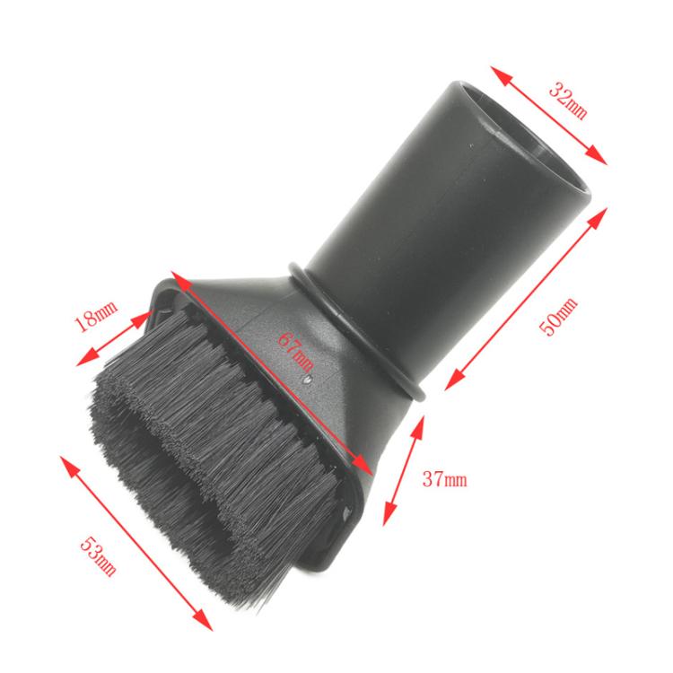 For Karcher / Miele / Bosch / Philips Vacuum Cleaner 32mm Soft Brush Nozzle 2.863-221.0, Style: Black - Other Accessories by PMc TechLife | Online Shopping South Africa | PMc TechLife | Buy Now Pay Later Mobicred