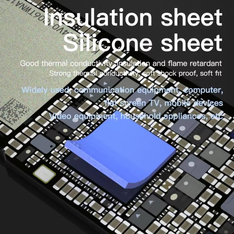 MaAnt DR-03 100pcs /Box Insulating Thermal Conductive Silicone Spacer CPU Thermal Spacer(Gray) - free shipping - PMC TechLife - Order now!