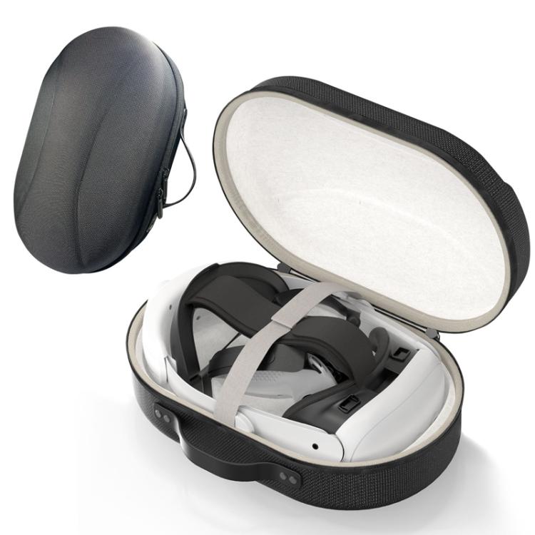 For Meta Quest 3 VR Glasses Storage Case EVA Anti-Pressure Hard Shell Storage Bag(Light Gray) - VR Accessories by PMC TechLife | Online Shopping South Africa | PMC TechLife | Buy Now Pay Later Mobicred