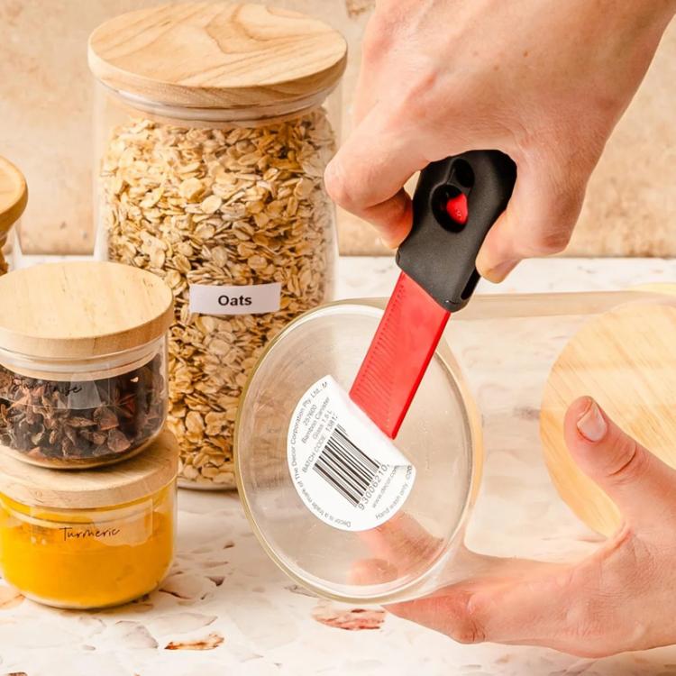 2 In 1 Cleaning Scraper Sticker Tool Household Cleaning Scrubber(Red) - free shipping - PMC TechLife - Order now!