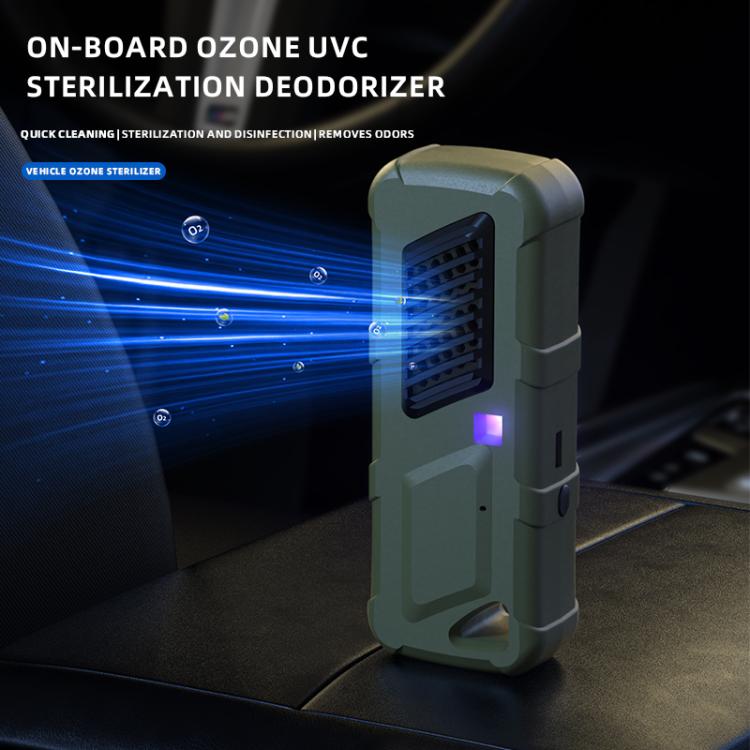 Car Air UVC Deodorizer USB Charging Ozone Purifier(Green) - Air Purifier by PMc TechLife | Online Shopping South Africa | PMc TechLife | Buy Now Pay Later Mobicred