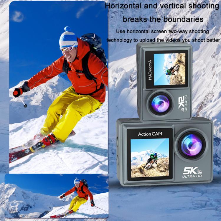 M40TR With Touch Screen + Remote Control 5K Action Camera Anti-Shake Outdoor HD Shooting Cycling Recorder Under Dive Camera - free shipping - PMC TechLife - Order now!