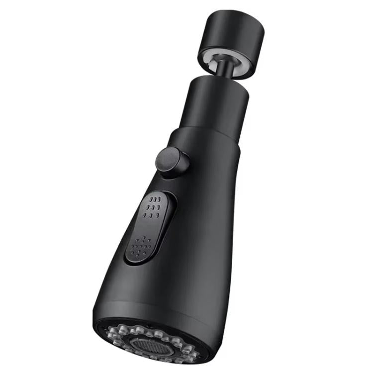 Kitchen Universal Faucet Extender Sink Connector Spout Swivel Faucet Splash Guard(Black) - free shipping - PMc TechLife - Order now!