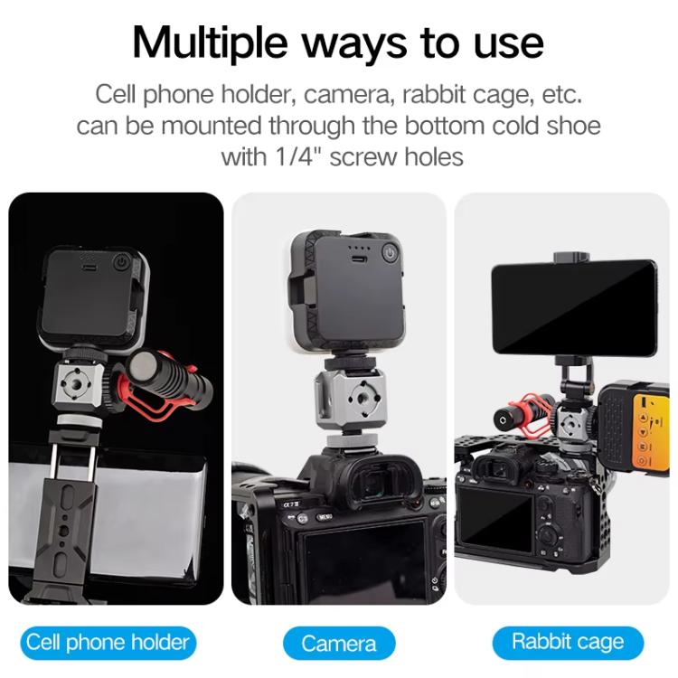 XILETU  XDS-15  Multi-head Cold Shoe Mount Adapter for Camera Flash, Microphone, LED Light - free shipping - PMC TechLife - Order now!