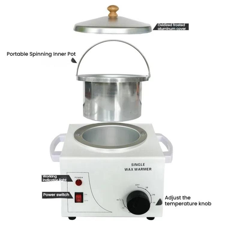 Double Pots Chocolate Melt Machine Temperature Control Hand Wax Machine Hand Heat Stirring Tool(UK Plug) - free shipping - PMC TechLife - Order now!