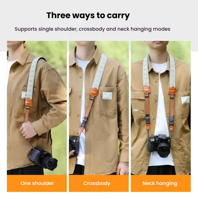 Cwatcun D193 Universal Camera Shoulder Strap Double Locking Portable Camera Accessories - free shipping - PMC TechLife - Order now!