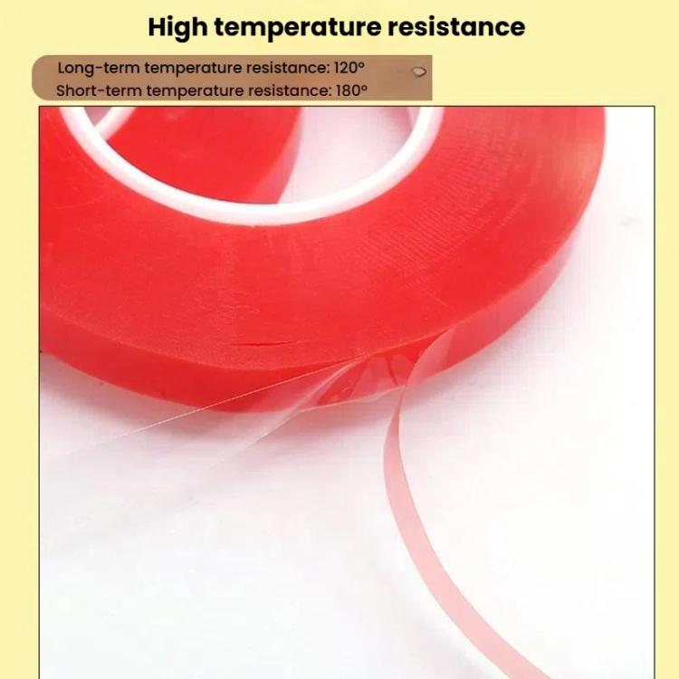 5rolls 0.2mm Thick Acrylic Polyester PET Double Sided Adhesive Tape, 10m/roll, Width: 15mm - free shipping - PMC TechLife - Order now!