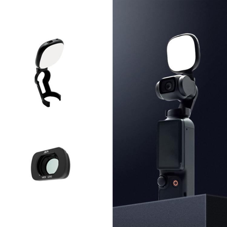 For DJI Osmo Pocket 3 JSR Fixed Frame Head Fill Light, Spec: With Widening Lens - free shipping - PMC TechLife - Order now!
