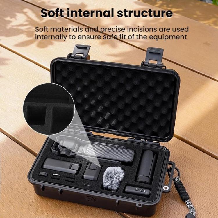 For DJI OSMO POCKET 3 BRDRC Portable Storage Safety Carrying Case(Black) - free shipping - PMC TechLife - Order now!