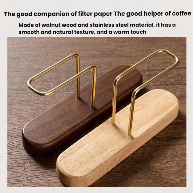Walnut Wood Coffee Filter Paper Holder Household Filter Paper Box Solid Wood Storage Stand - free shipping - PMC TechLife - Order now!