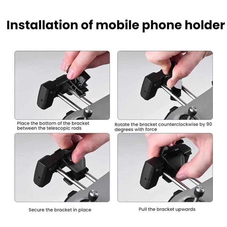BRDRC For DJI Remote Control Bracket, Style: Mobile Phone + Tablet Stand - free shipping - PMC TechLife - Order now!