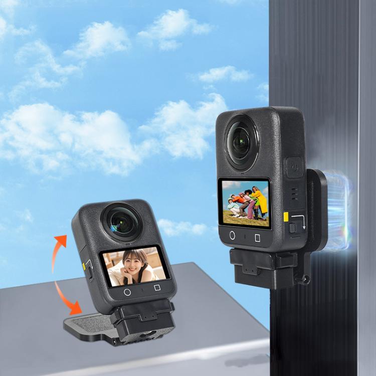 For DJI Osmo 360 Camera Magnetic Quick-Release Base Portable Desktop Stand(Black) - free shipping - PMC TechLife - Order now!