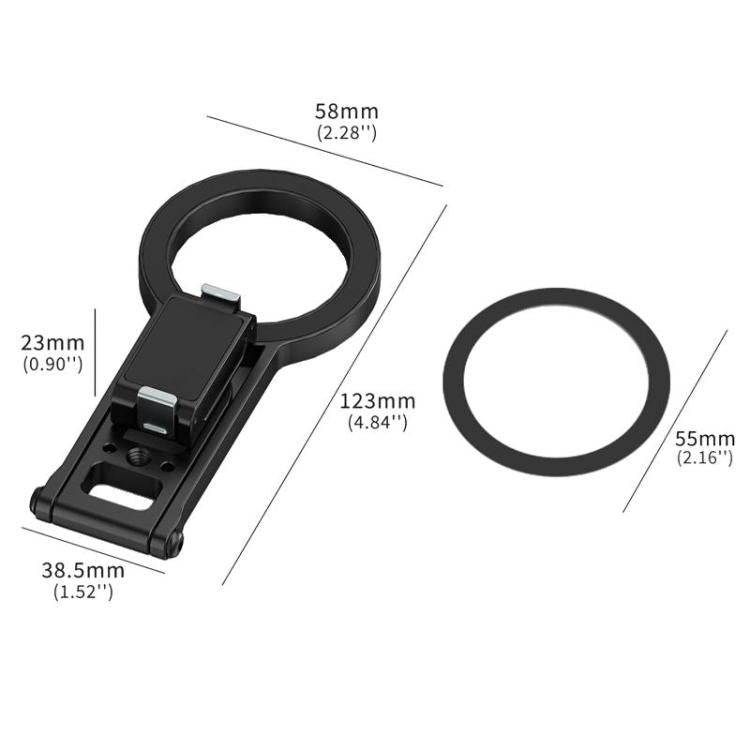 For DJI Action 5 Pro / 4 / 3 / 2 Multifunctional Magnetic Quick Release Base Bracket Expansion - free shipping - PMC TechLife - Order now!