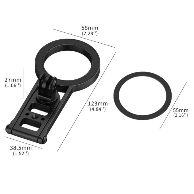 For 2 Card Action Camera Magnetic Bracket Base Bracket Expansion - free shipping - PMC TechLife - Order now!