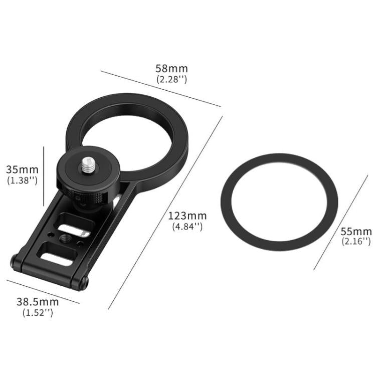 1/4 Screw Hole Disc Multifunctional Magnetic Base Bracket Expansion - free shipping - PMC TechLife - Order now!