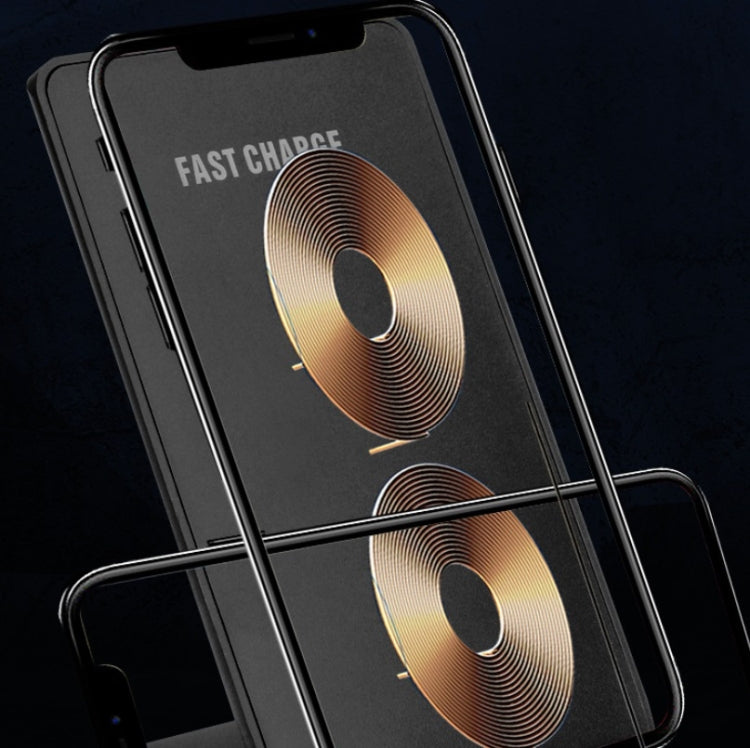 R2 10W Vertical Mobile Phone Wireless Charger Smart Fast Charge Charging Stand Desktop Stand(Black) - Wireless Charger by PMC Jewellery | Online Shopping South Africa | PMC Jewellery | Buy Now Pay Later Mobicred