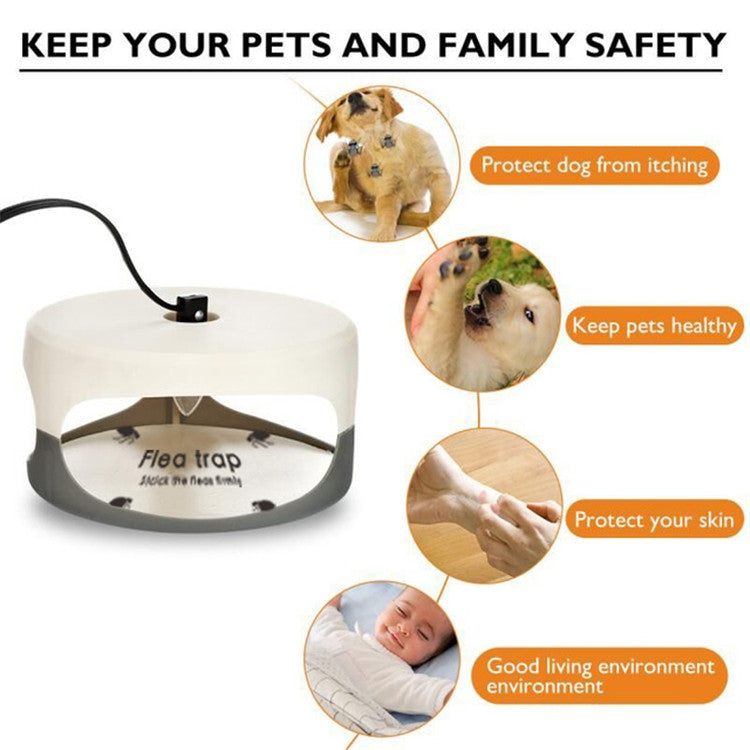 Flea Trap Pet Home Flea Lamp, Plug Type:JP Plug - Traps by PMC TechLife | Online Shopping South Africa | PMC TechLife | Buy Now Pay Later Mobicred