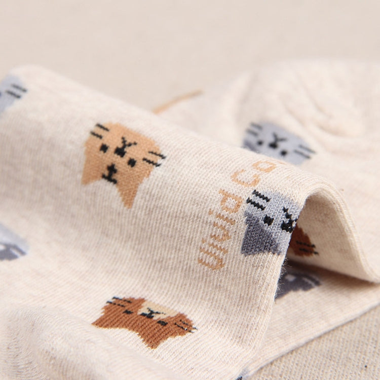 Animal Cartoon Cat Lovely for Women Cotton Socks(5) - Tube Socks by PMC Jewellery | Online Shopping South Africa | PMC Jewellery