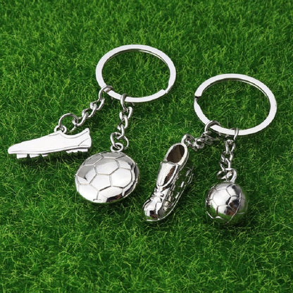 2 PCS Creative Football Gift Pendant Metal Football Shoe Keychain, Style:Football Shoes 389 - Key Rings by PMC Jewellery | Online Shopping South Africa | PMC Jewellery