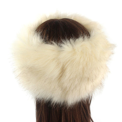 Unisex Winter Imitation Fox Fur Headband Bomber Hat, Size:L（58-60cm）(Gray) - Bomber Hats by PMC Jewellery | Online Shopping South Africa | PMC Jewellery