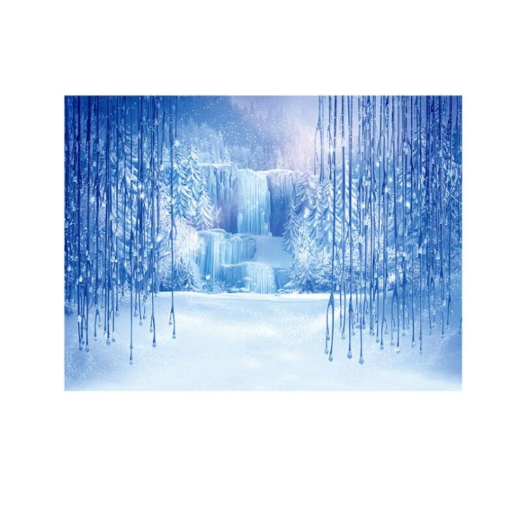 2.1m x 1.5m Frozen Party Setting Snow Photo Cloth Background - Other by PMC Jewellery | Online Shopping South Africa | PMC Jewellery