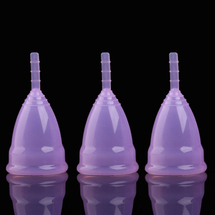 3 PCS Reusable Soft Cup Silicone Menstrual Cup, Size:Small(Purple) - Others by PMC Jewellery | Online Shopping South Africa | PMC Jewellery