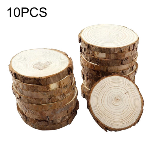 10 PCS Log Round Wood Pieces Hand-painted Decorative Shooting Props, Size:Small - Ornaments by PMC Jewellery | Online Shopping South Africa | PMC Jewellery