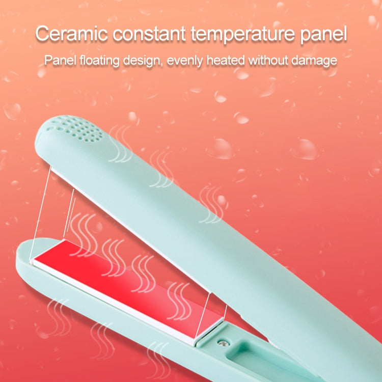 Mini Professional Hair Tools Smoothing Corrugated Travel Straightening Irons(Light Pink Rabit) - free shipping - PMC TechLife - Order now!