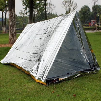 Emergency Simple Tent Outdoor Rescue Blanket First Aid Sunscreen Insulation Blanket, Color:Silver - Tents & Accessories by PMC Jewellery | Online Shopping South Africa | PMC Jewellery