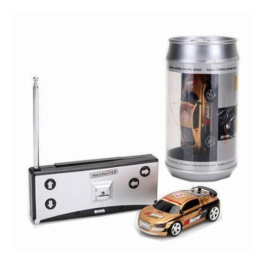 Coke Can Mini RC Car Radio Remote Control Micro Racing Car(Gold) - RC Cars by PMC Jewellery | Online Shopping South Africa | PMC Jewellery