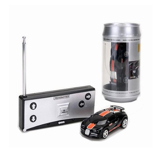 Coke Can Mini RC Car Radio Remote Control Micro Racing Car(Black+Orange) - RC Cars by PMC Jewellery | Online Shopping South Africa | PMC Jewellery