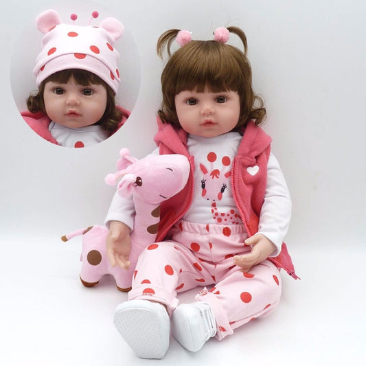 NPK Adorable Lifelike Silicone Baby Girl Doll - Model Toys by PMC Jewellery | Online Shopping South Africa | PMC Jewellery