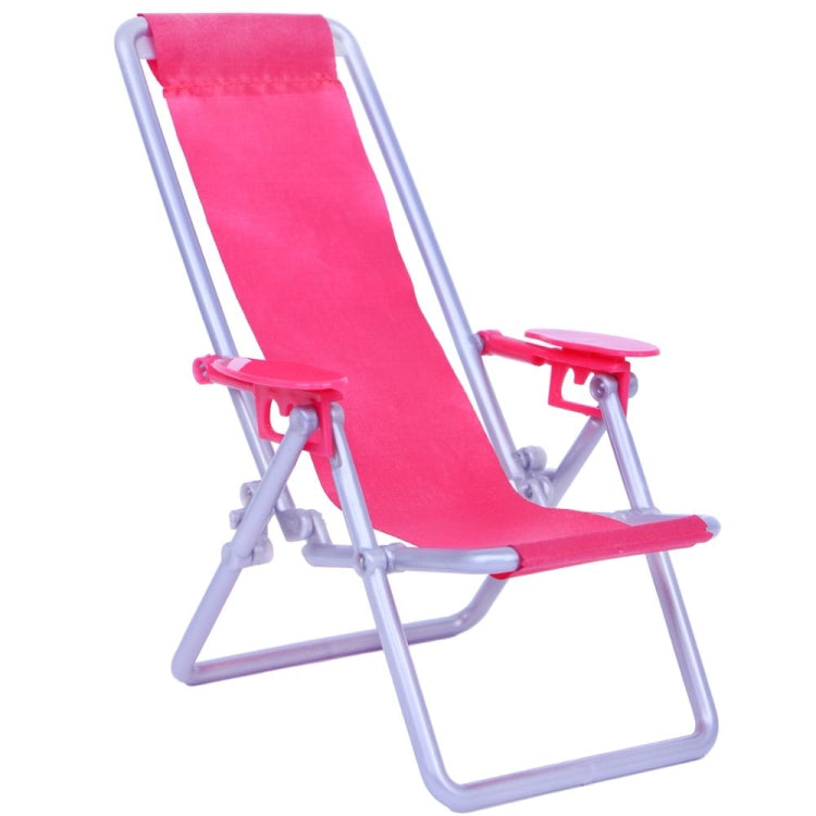 1:6 Folding Canvas Beach Chair Recliner for Barbie Doll(No Doll) - Pretend Play Toys by PMC Jewellery | Online Shopping South Africa | PMC Jewellery