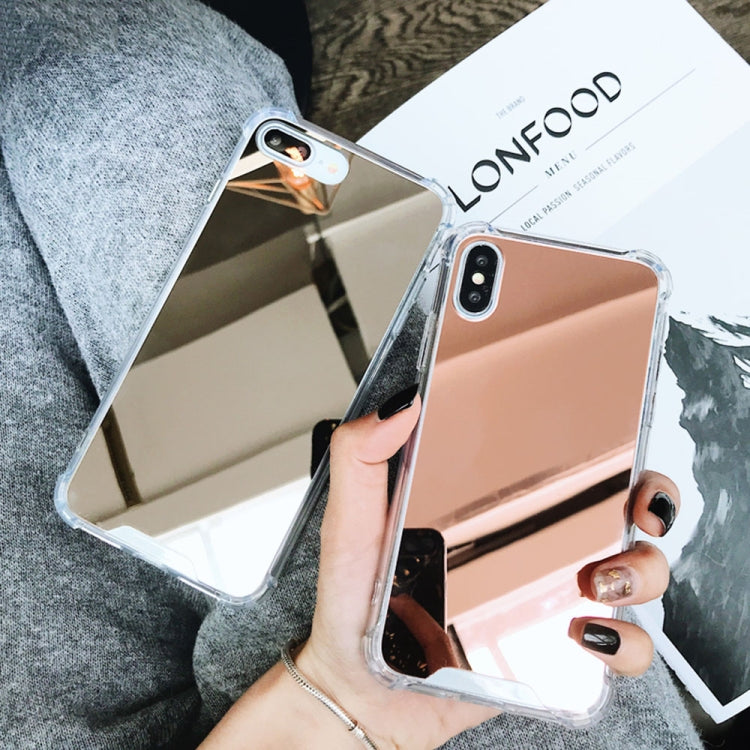 For iPhone XR Luxury Plating Mirror Acrylic TPU Case(Silver) - More iPhone Cases by PMC Jewellery | Online Shopping South Africa | PMC Jewellery