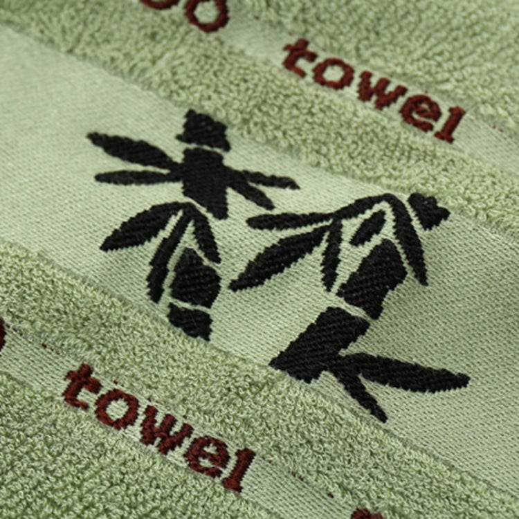 Bamboo Fiber Ink Bamboo Plain Thick Absorbent Soft Adult Bath Towel(Army Green) - Towel Sets by PMC TechLife | Online Shopping South Africa | PMC TechLife | Buy Now Pay Later Mobicred