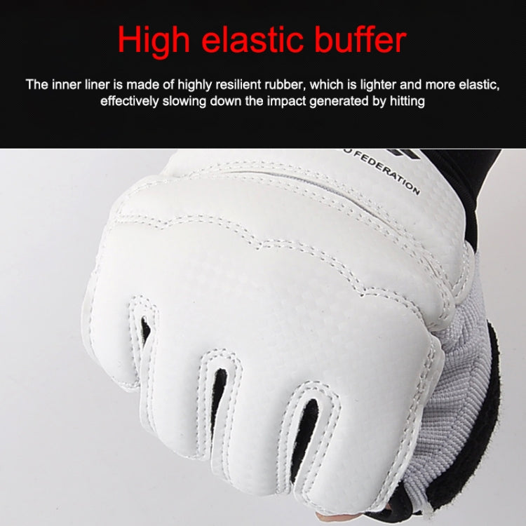 Half Fingers Adults Sandbag Training Boxing Gloves PU Leather Fitness Sparring Taekwondo Gloves, SIZE:S - Boxing by PMC Jewellery | Online Shopping South Africa | PMC Jewellery