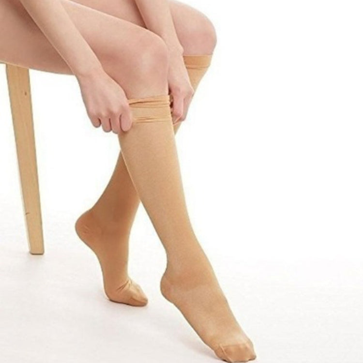 Unisex Shaping Elastic Socks Secondary Tube Decompression Varicose Stockings, Size:XL(Black Color - Open Toe) - Thigh Socks by PMC Jewellery | Online Shopping South Africa | PMC Jewellery