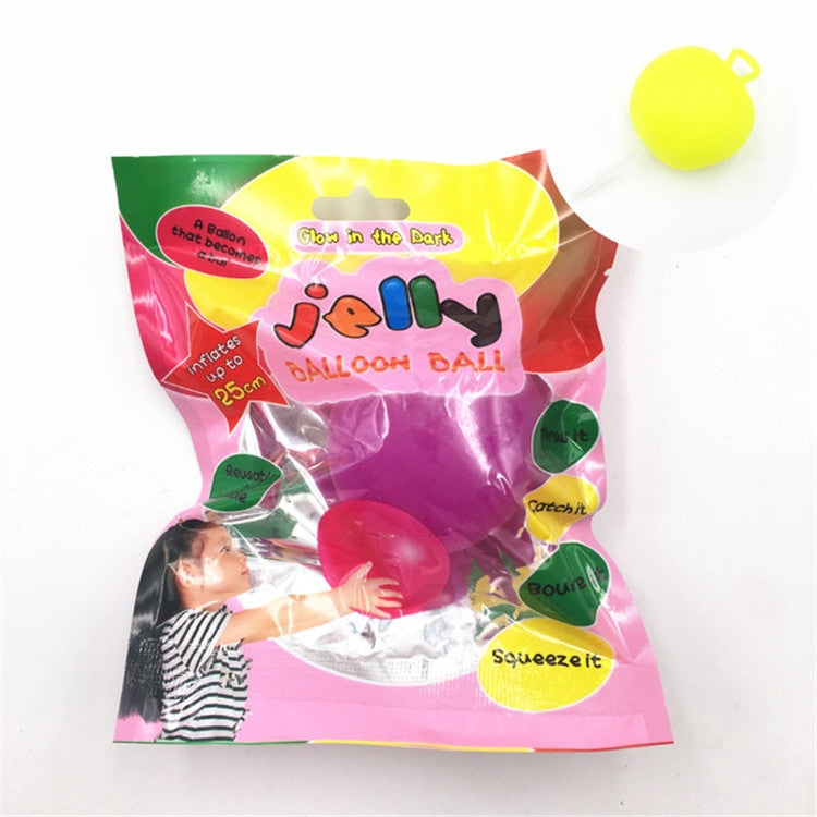 Bubble Ball TPR Blowing Balloon Racket Ball Toy, Size:Middle(Random Color) - Others by PMC Jewellery | Online Shopping South Africa | PMC Jewellery